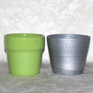 Pair of 4 1/4" Flower Pots | Vintage Planters